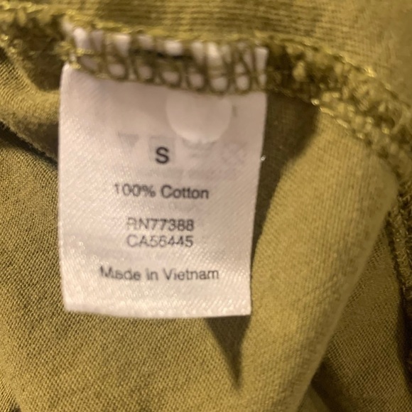 J Crew Factory Ruffled Shoulder T-Shirt Dress - Picture 9 of 9